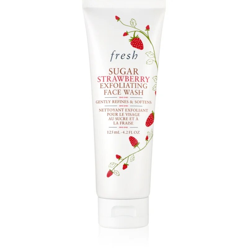 fresh Sugar Strawberry Face Wash hámlasztó tisztító gél 125 ml
