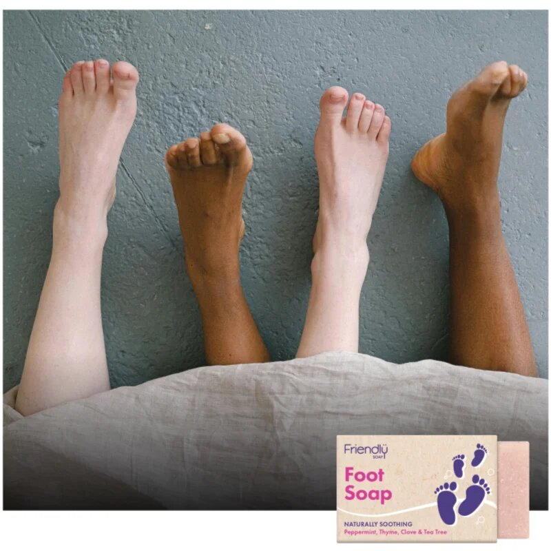 Friendly Soap Foot Soap természetes szilárd szappan lábakra 95 g