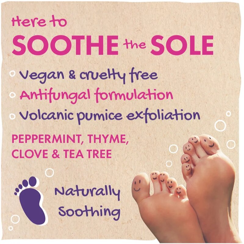 Friendly Soap Foot Soap természetes szilárd szappan lábakra 95 g