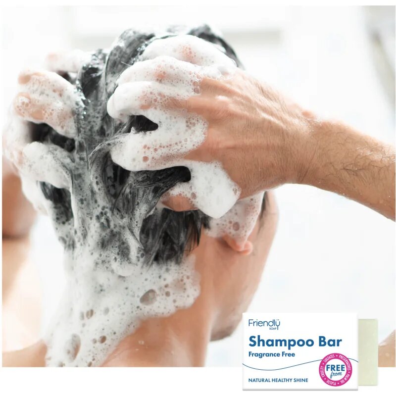 Friendly Soap Natural Shampoo Bar Fragrance Free természetes szappan hajra parfümmentes 95 g