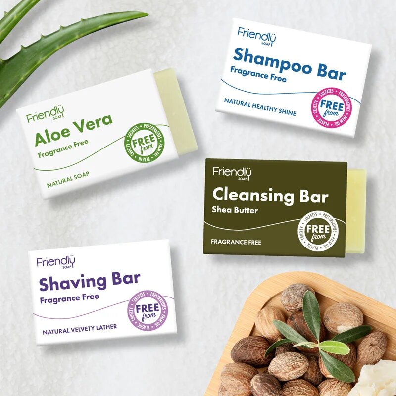 Friendly Soap Natural Shampoo Bar Fragrance Free természetes szappan hajra parfümmentes 95 g