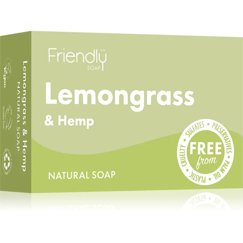 Friendly Soap Natural Soap Lemongrass & Hemp természetes szappan 95 g