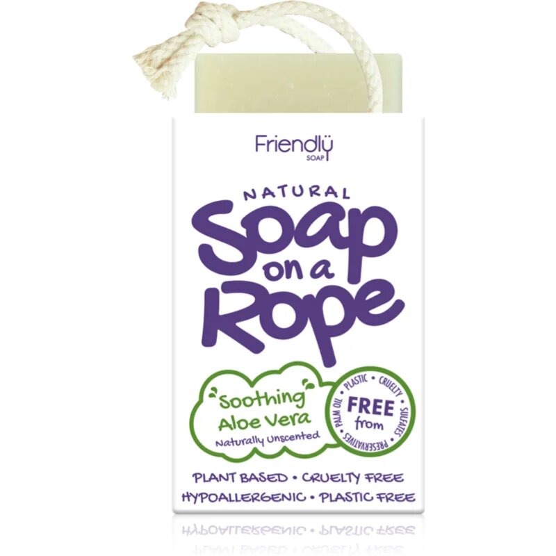 Friendly Soap Soap on a Rope Aloe Vera természetes szappan zsinóron 95 g