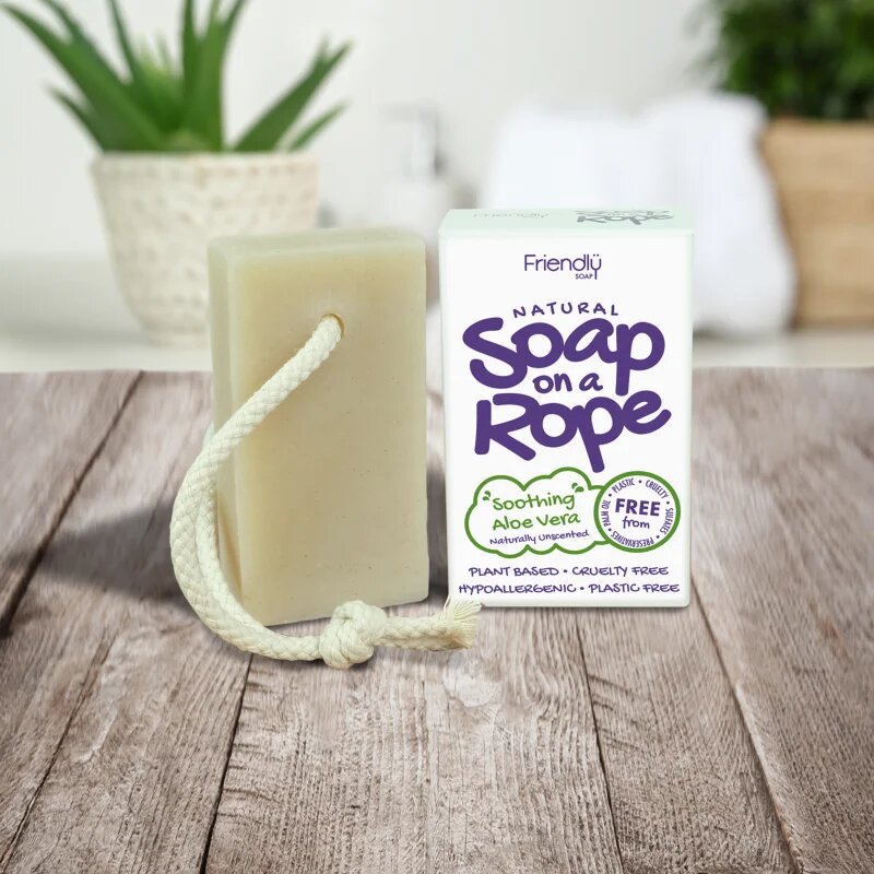 Friendly Soap Soap on a Rope Aloe Vera természetes szappan zsinóron 95 g