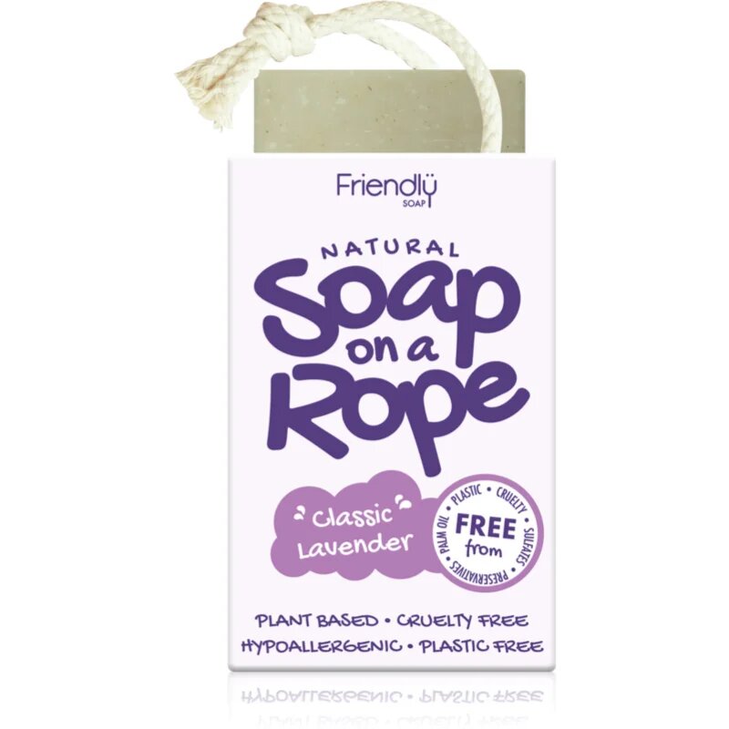 Friendly Soap Soap on a Rope Lavender természetes szappan zsinóron 95 g