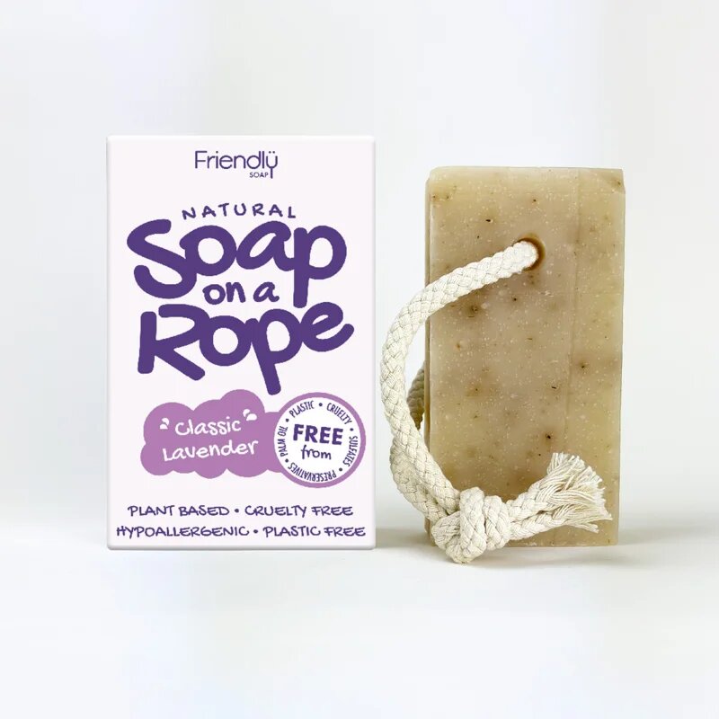 Friendly Soap Soap on a Rope Lavender természetes szappan zsinóron 95 g