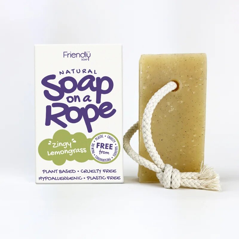 Friendly Soap Soap on a Rope Lemongrass természetes szappan zsinóron 95 g