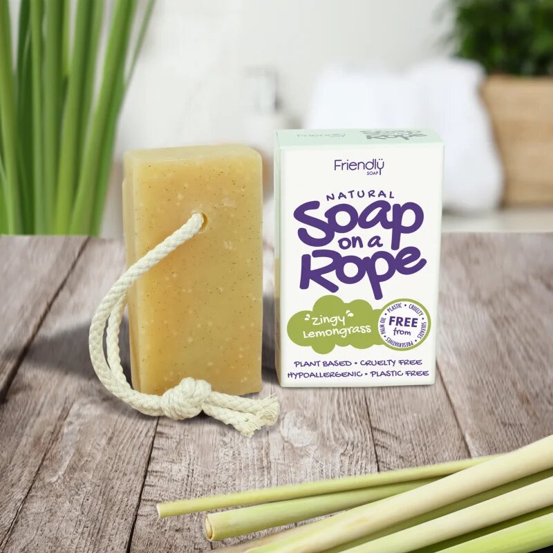 Friendly Soap Soap on a Rope Lemongrass természetes szappan zsinóron 95 g