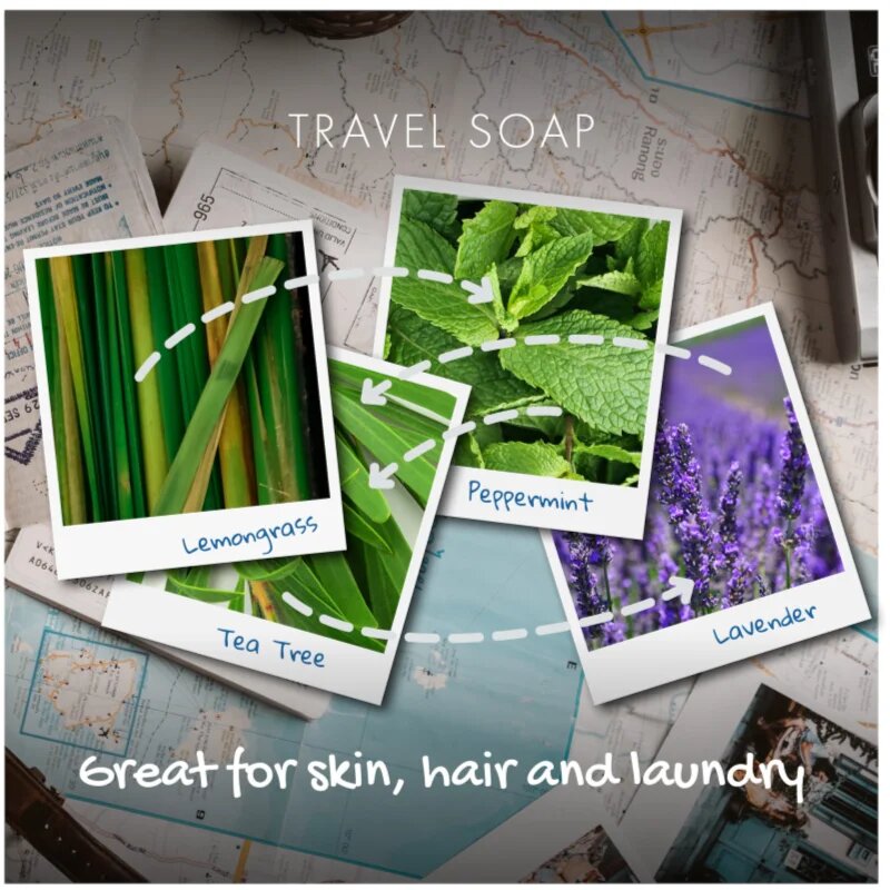 Friendly Soap Travel Soap Hair & Body természetes szappan testre és hajra 95 g
