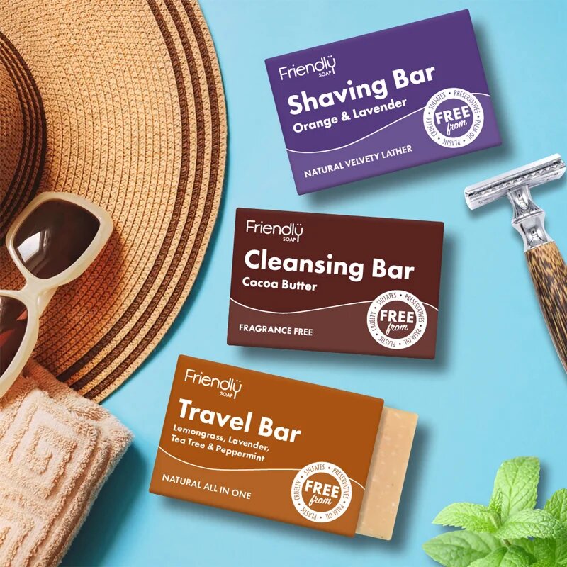 Friendly Soap Travel Soap Hair & Body természetes szappan testre és hajra 95 g