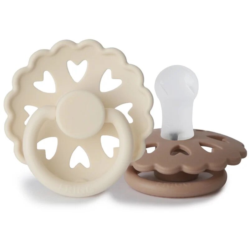 FRIGG Fairytale Round Silicone 2-Pack Size 1 cumi The Ugly Duckling/The Emperors New Clothes 2 db