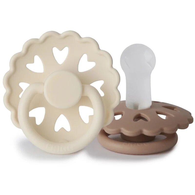 FRIGG Fairytale Round Silicone 2-Pack Size 2 cumi The Ugly Duckling/The Emperors New Clothes 2 db
