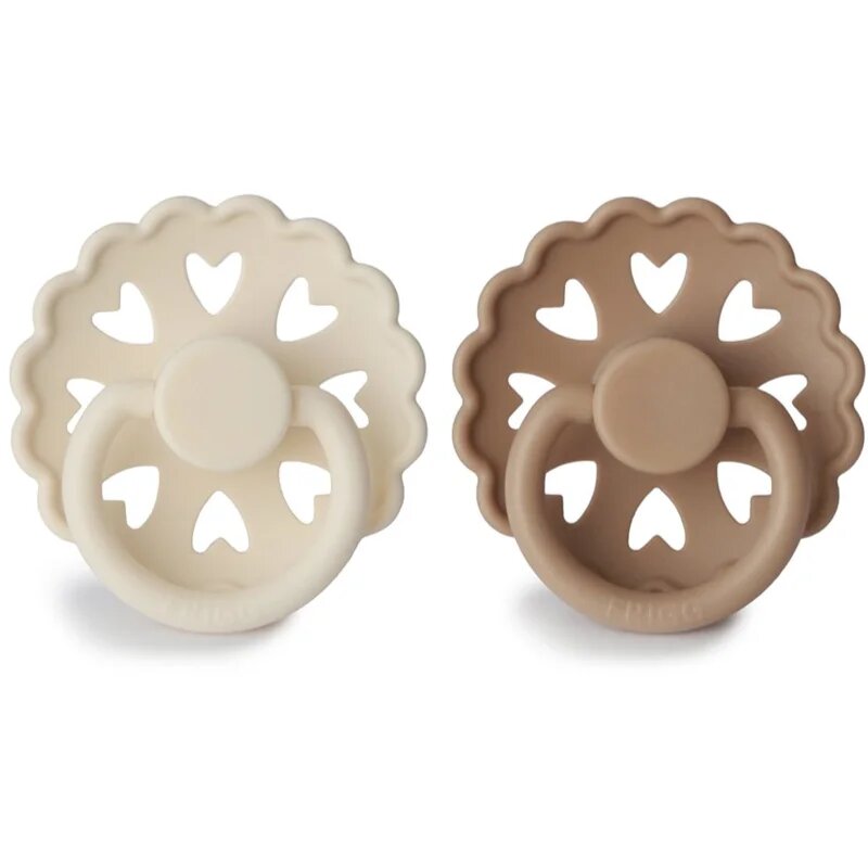 FRIGG Fairytale Round Silicone 2-Pack Size 2 cumi The Ugly Duckling/The Emperors New Clothes 2 db