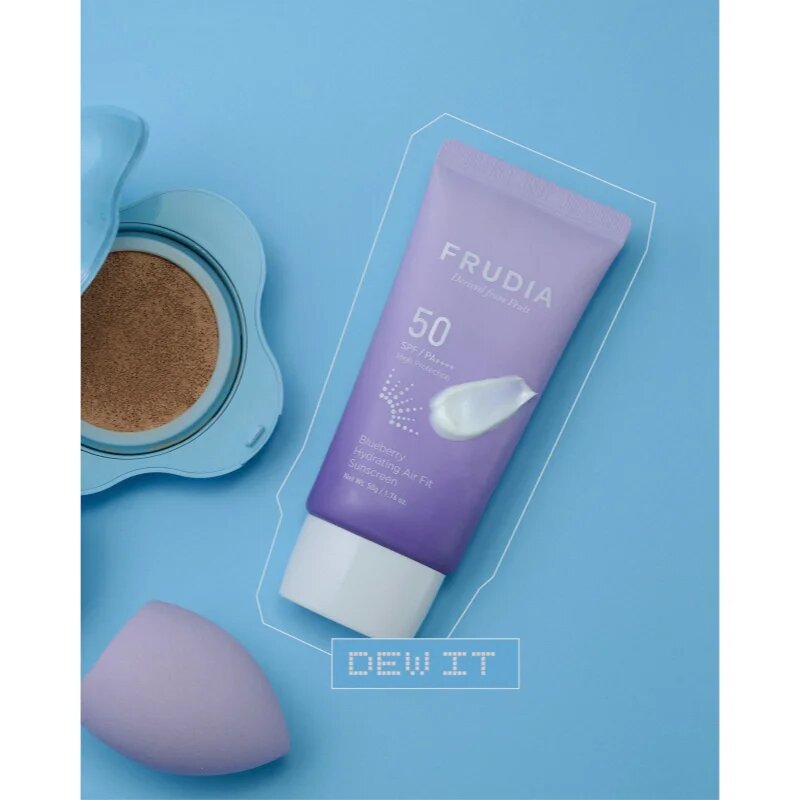 Frudia Blueberry gyengéd védő arckrém SPF 50 50 g
