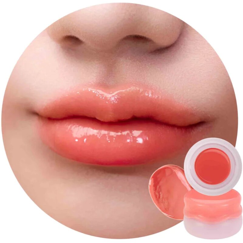 Frudia Glow Juicy Jam multifunkciós balzsam az arcra és a szájra árnyalat Shy Papaya 02 4.5 g
