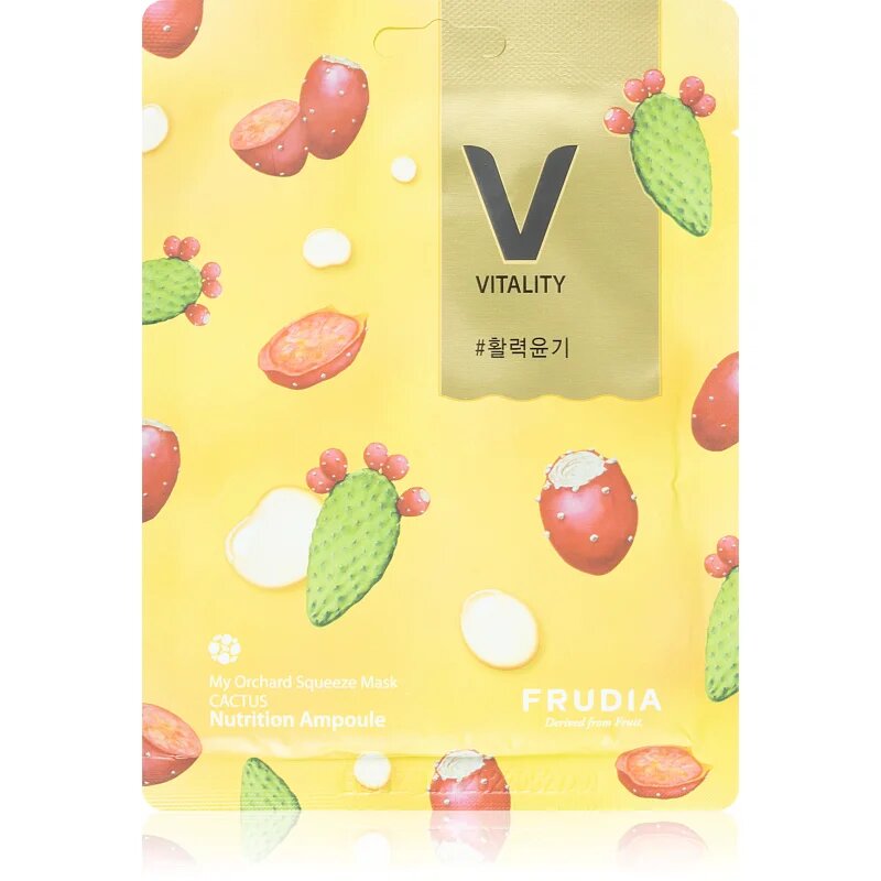 Frudia My Orchard Cactus arcmaszk revitalizáló hatással 20 ml