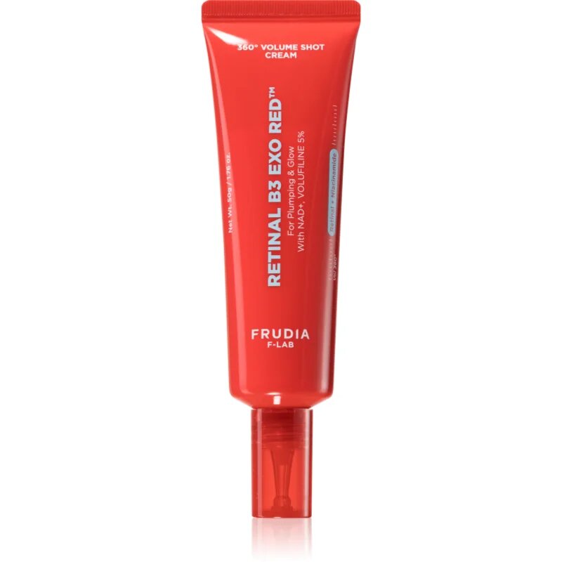Frudia Retinal B3 Exo Red 360º Volume Shot Cream revitalizáló és élénkitő krém a bőr rugalmasságának növelésére 50 g