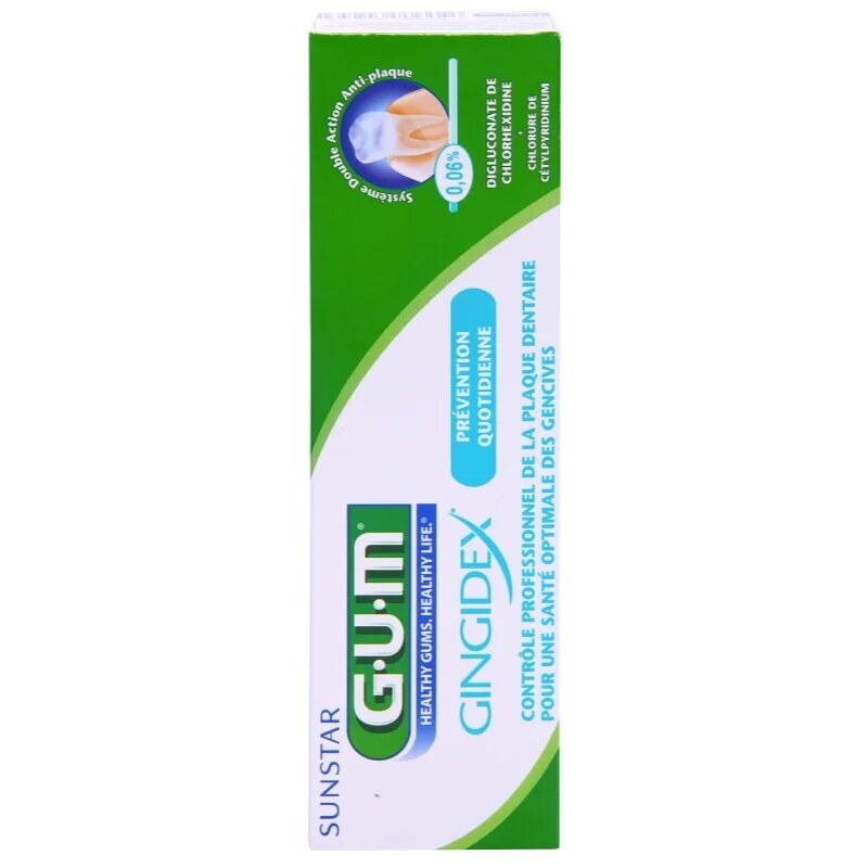 G.U.M Gingidex 006% fogkrém a foglepedék ellen és az egészséges ínyért 75 ml