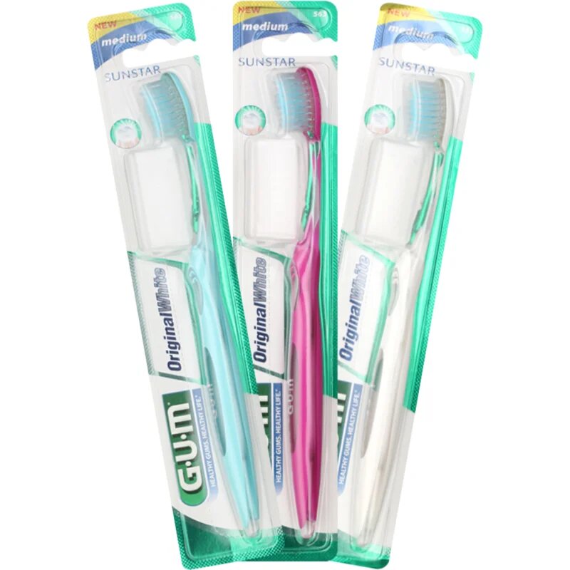 G.U.M Original White 563 Medium fogkefe közepes 1 db