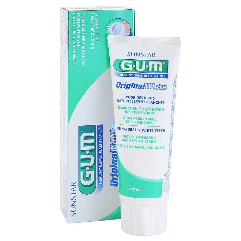 G.U.M Original White fehérítő fogkrém 75 ml