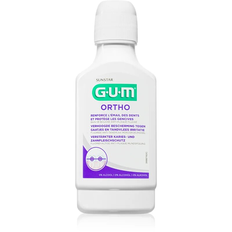 G.U.M Ortho szájvíz a rögzített fogszabályozó használóinak 300 ml