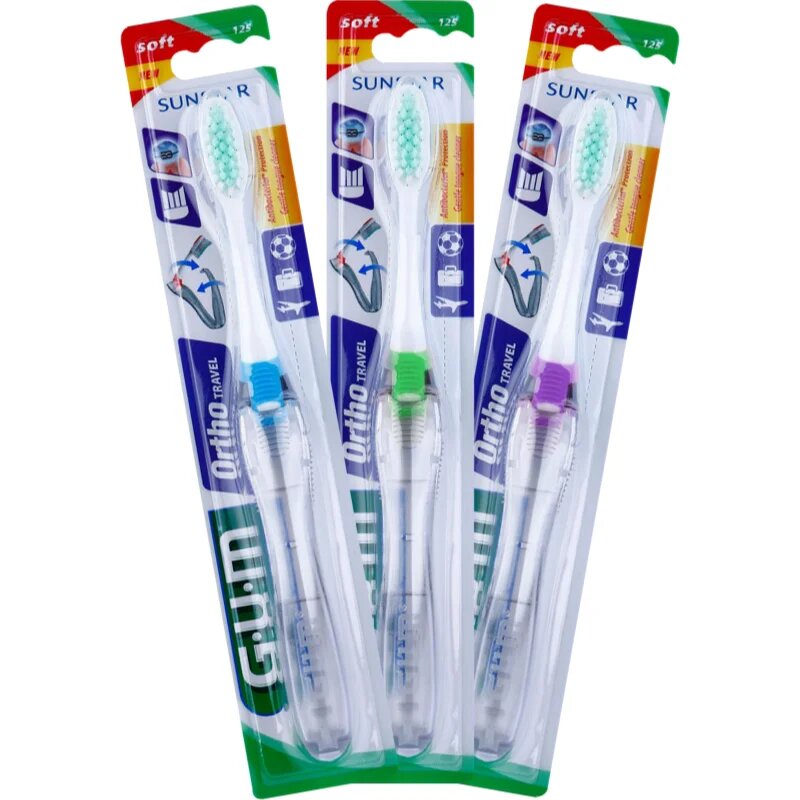 G.U.M Ortho-Travel fogkefe gyenge 1 db