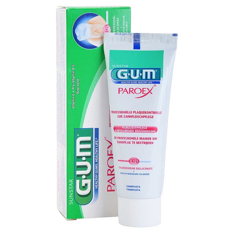 G.U.M Paroex Toothpaste fogkrém a fogíny védelmére parodontózis ellen 75 ml