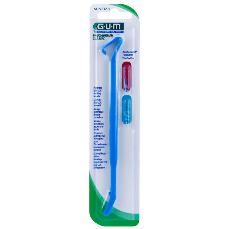 G.U.M Proxabrush Classic fogköztisztító kefe tartó 3 db