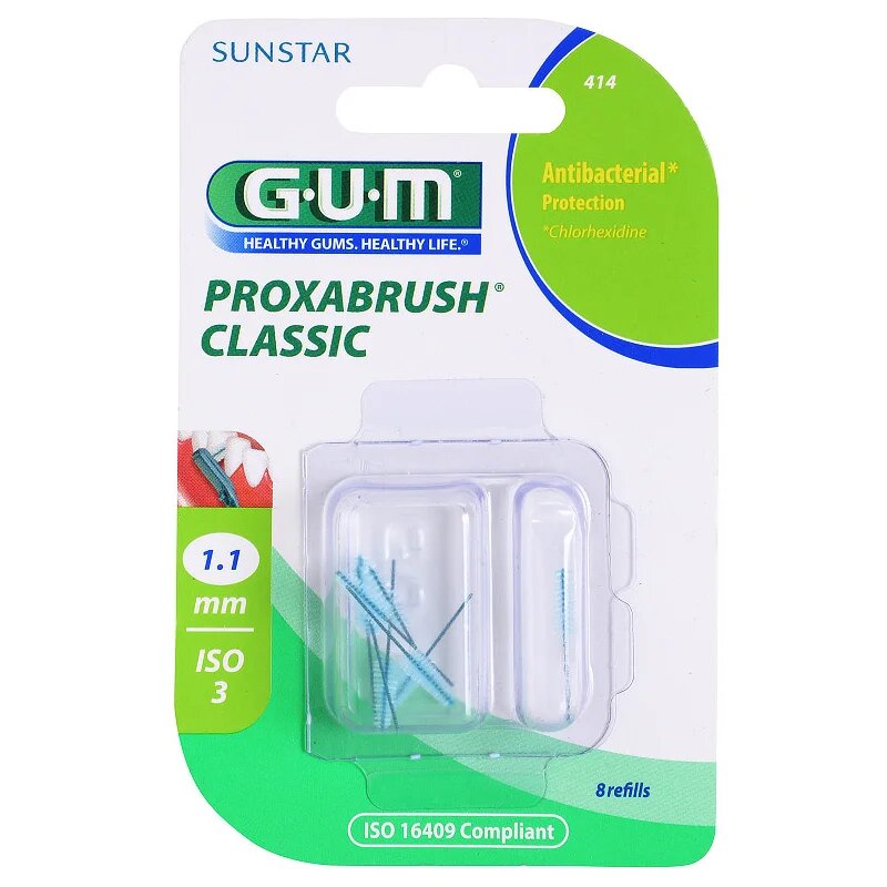 G.U.M Proxabrush Classic tartalék fogköztisztító kefe 11 mm 8 db