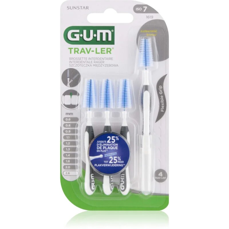 G.U.M Trav-Ler Proxabrush fogköztisztító kefék 26 mm 4 db
