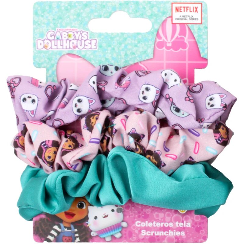 Gabby's Dollhouse Hair Accessories Scrunchies hajgumik 3 db