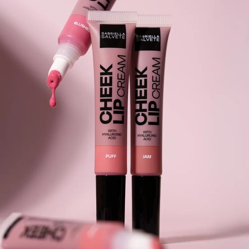 Gabriella Salvete Cheeks & Lips Cream multifunkcionális smink ajkakra és arcra árnyalat 02 Blushed 10 ml