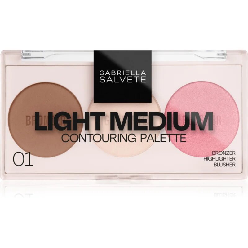Gabriella Salvete Contouring Palette Púderes highlight és kontúr paletta árnyalat 01 9 g