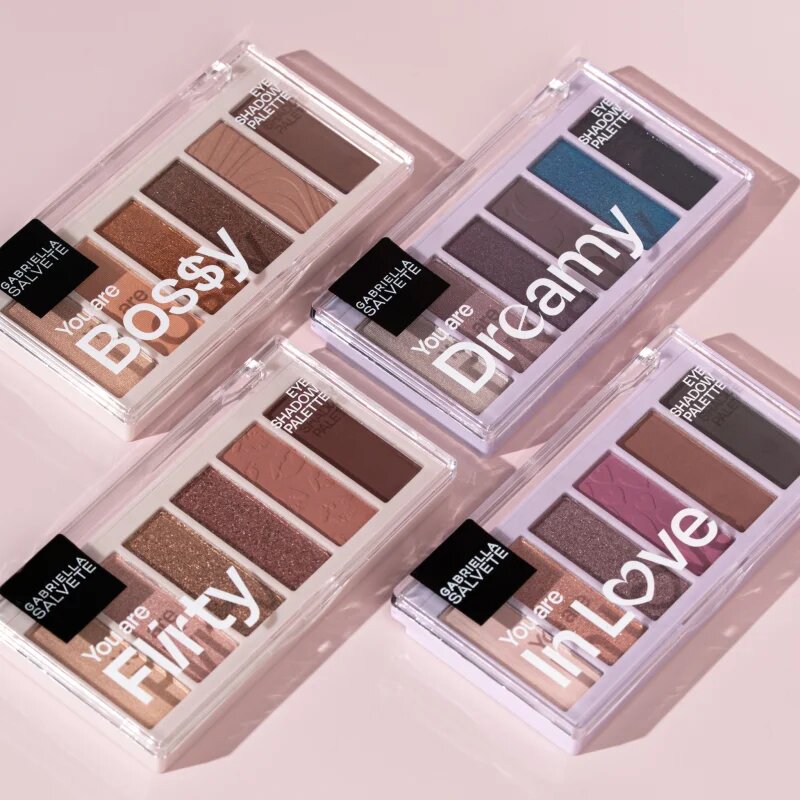 Gabriella Salvete Eyeshadow 6 Shades Palette szemhéjfesték paletta árnyalat You are in Love 12 g