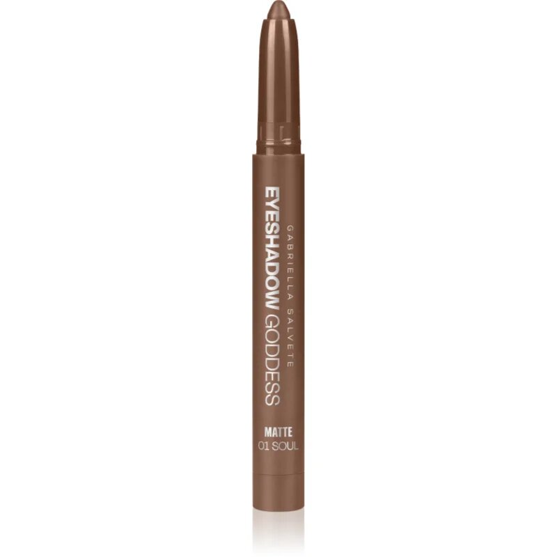 Gabriella Salvete Eyeshadow Goddess krémes szemhéjfestékek ceruzában árnyalat Matte 01 Soul 1.3 g