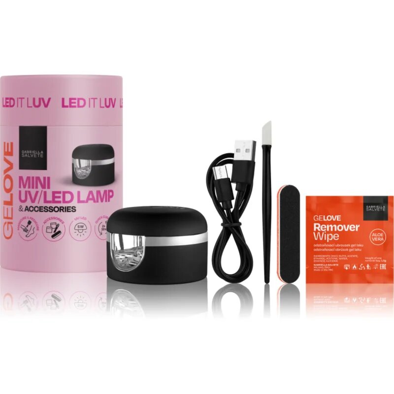 Gabriella Salvete GeLove Mini UV/LED Lamp & Accessories tökéletes manikűr szett