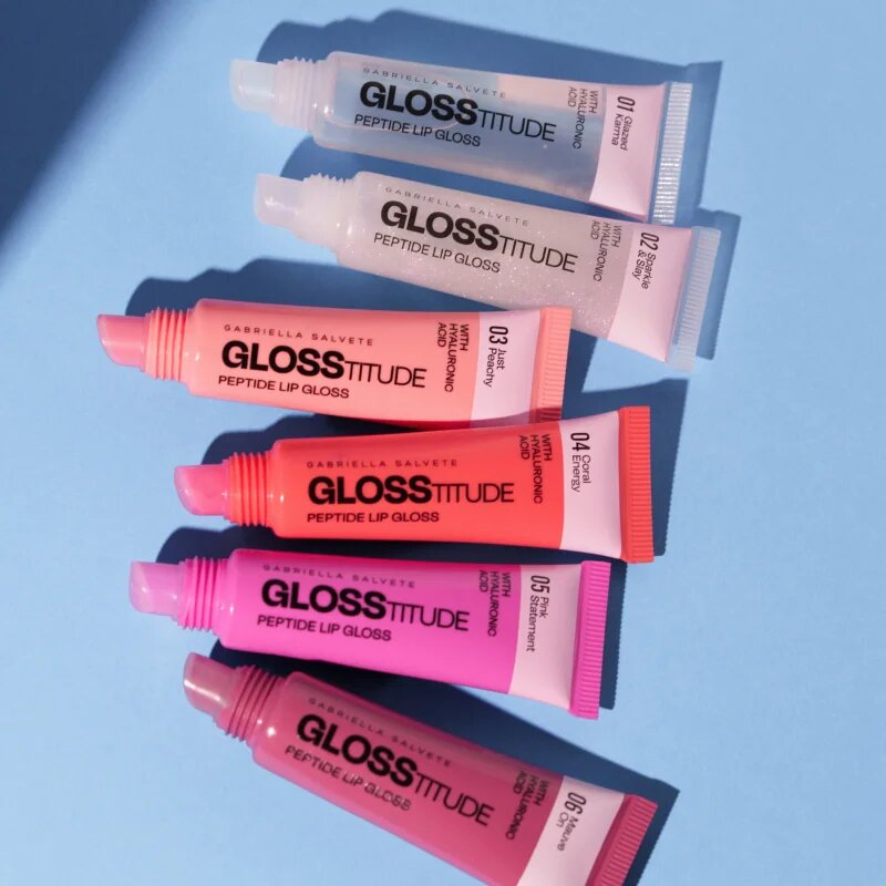 Gabriella Salvete Glosstitude Peptide Lip Gloss hidratáló ajakfény árnyalat 01 Glazed Karma 10 ml
