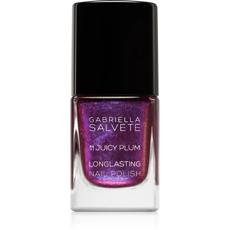 Gabriella Salvete Longlasting Enamel holografikus körömlakk árnyalat 11 Juicy Plum 11 ml