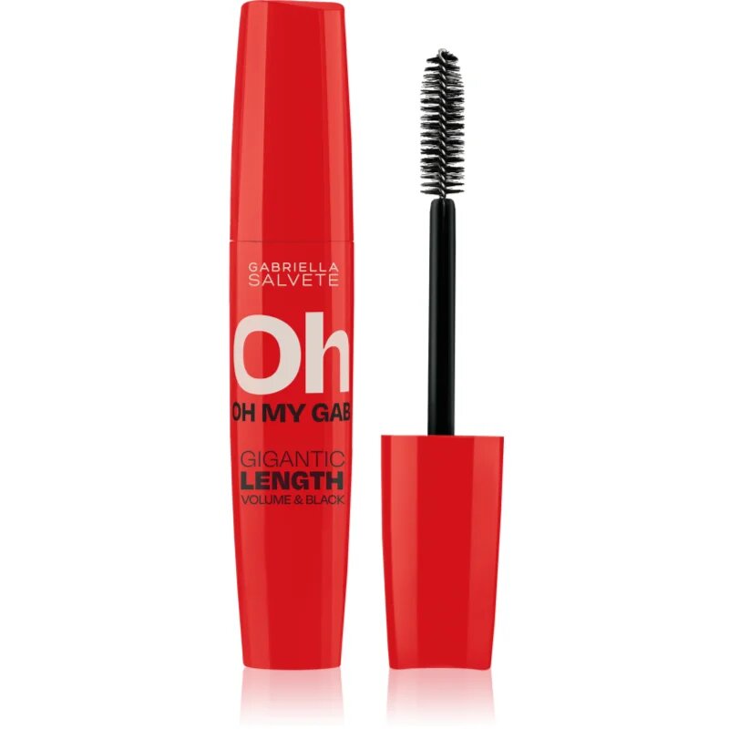 Gabriella Salvete Oh My Gab! Oh Length extra fekete dús hatású szempillaspirál árnyalat Black 14 ml
