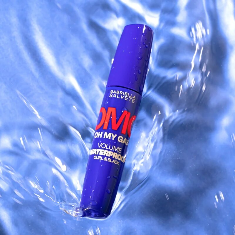 Gabriella Salvete Oh My Gab! OMG Waterproof vízálló göndörítő és nagyobbító szempillaspirál árnyalat 14 ml