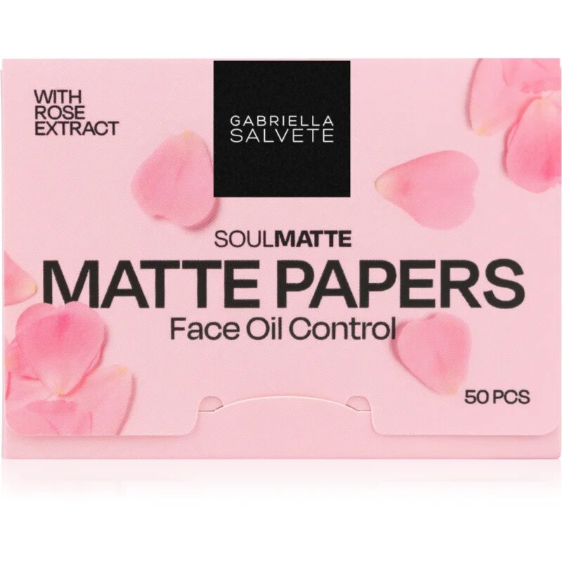 Gabriella Salvete SoulMatte Rose Extract mattító kendő rózsaolajjal 50 db