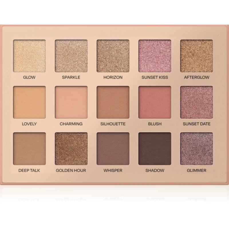 Gabriella Salvete Sunset Glow 15 Shades of Sunset szemhéjfesték paletta 15 g