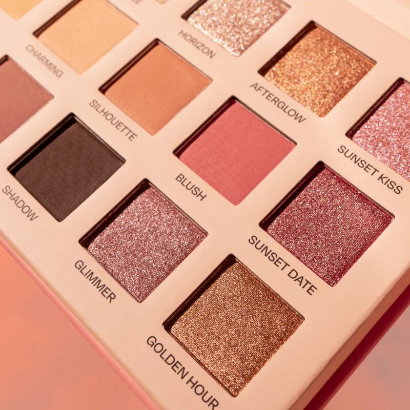 Gabriella Salvete Sunset Glow 15 Shades of Sunset szemhéjfesték paletta 15 g