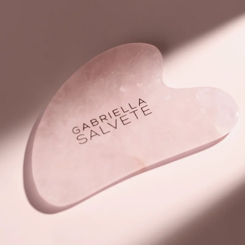 Gabriella Salvete Tools Gua Sha masszázs szegédeszköz az arcra típus Rose Quartz 1 db
