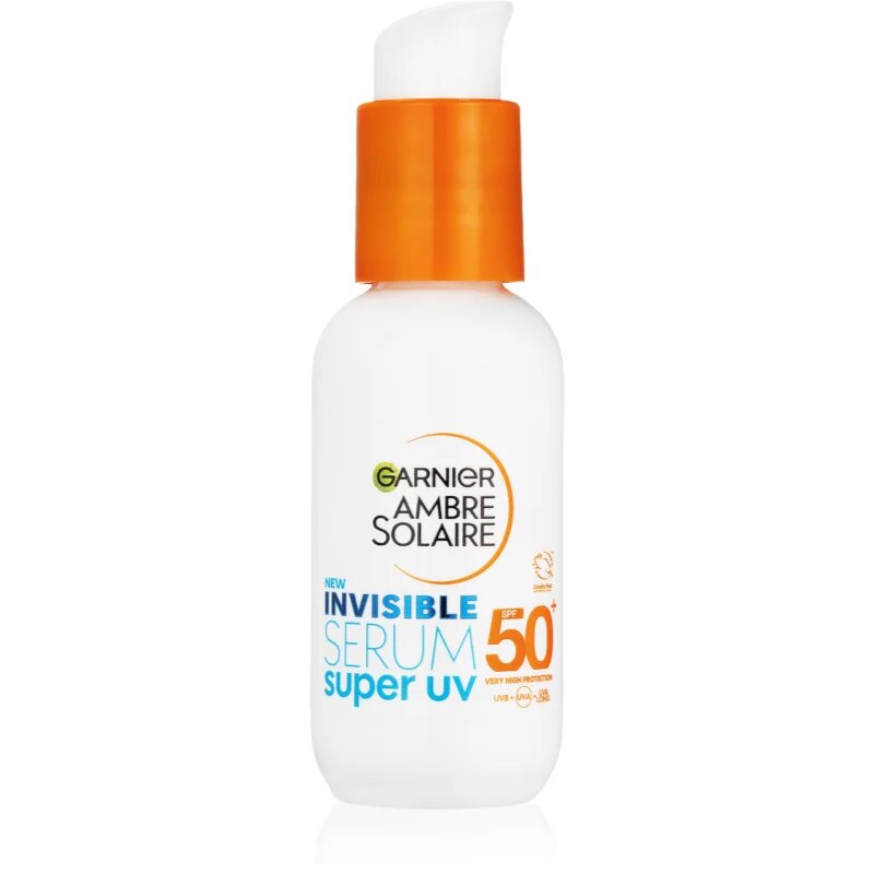 Garnier Ambre Solaire Super UV könnyű szérum magas UV védelemmel SPF 50+ 30 ml