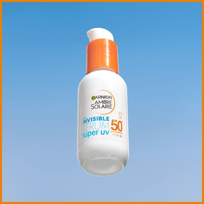 Garnier Ambre Solaire Super UV könnyű szérum magas UV védelemmel SPF 50+ 30 ml