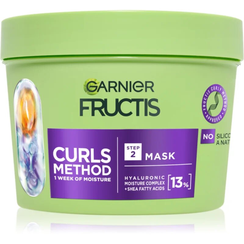 Garnier Fructis Curls Method hidratáló maszk hajra a hullámos és göndör hajra 370 ml
