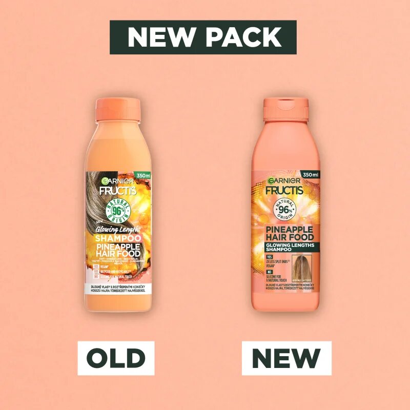 Garnier Fructis Pineapple Hair Food sampon hosszú hajra 350 ml