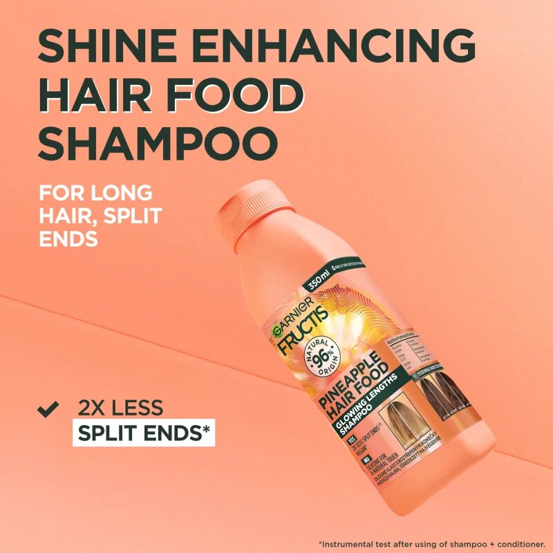 Garnier Fructis Pineapple Hair Food sampon hosszú hajra 350 ml