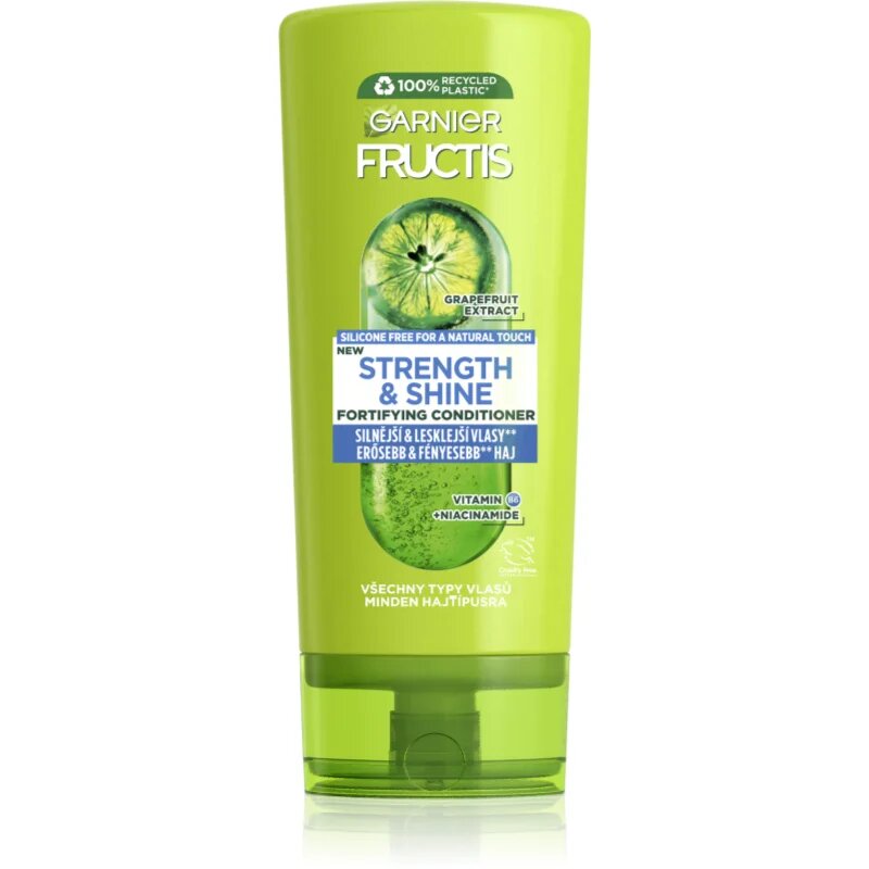 Garnier Fructis Strength & Shine erősítő balzsam az erős és fénylő hajért 200 ml